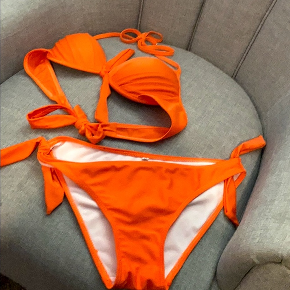Orange Bathing Suit
